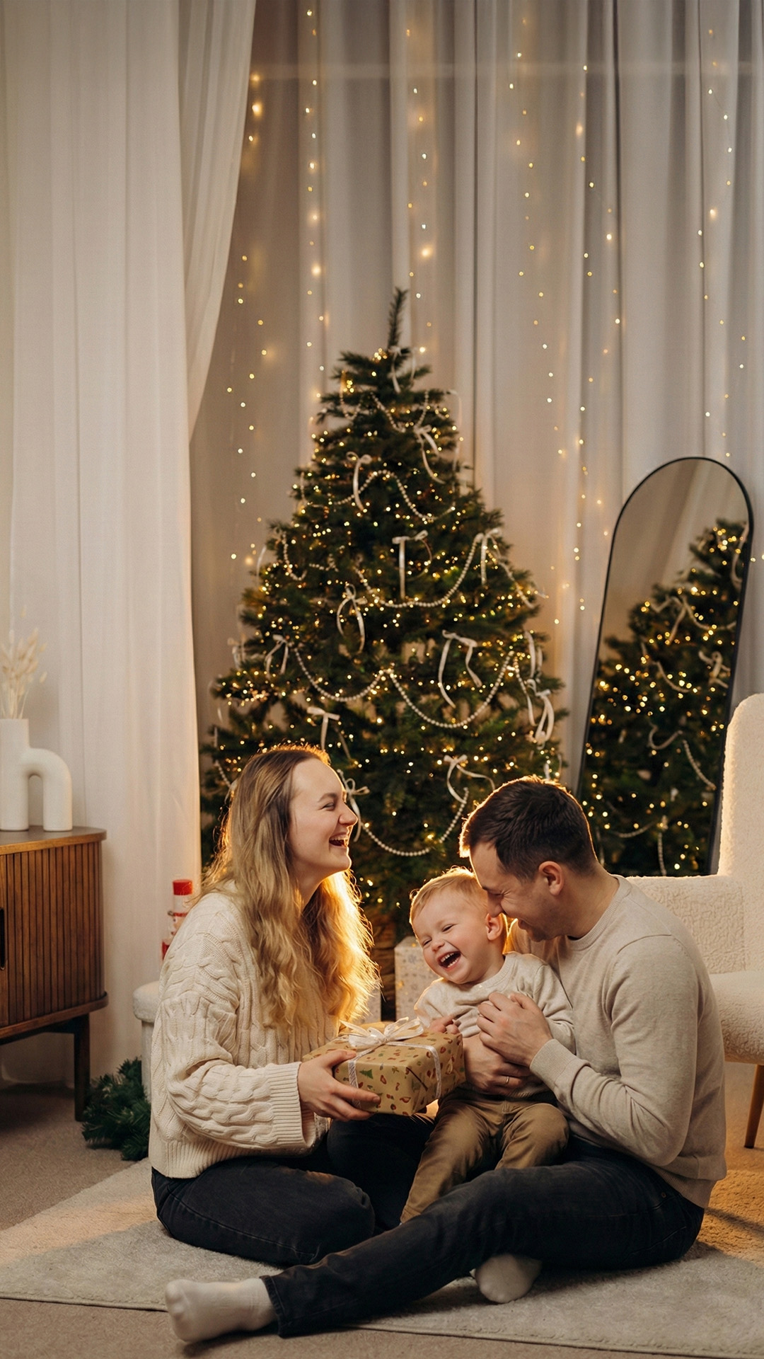 Familie im SoMar Fotostudio – echte Momente, natürliches Licht
